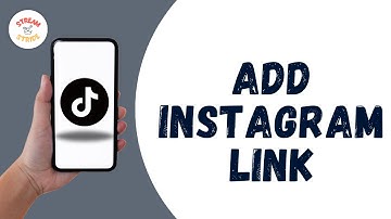 HOW TO ADD INSTAGRAM LINK TO TIKTOK BIO