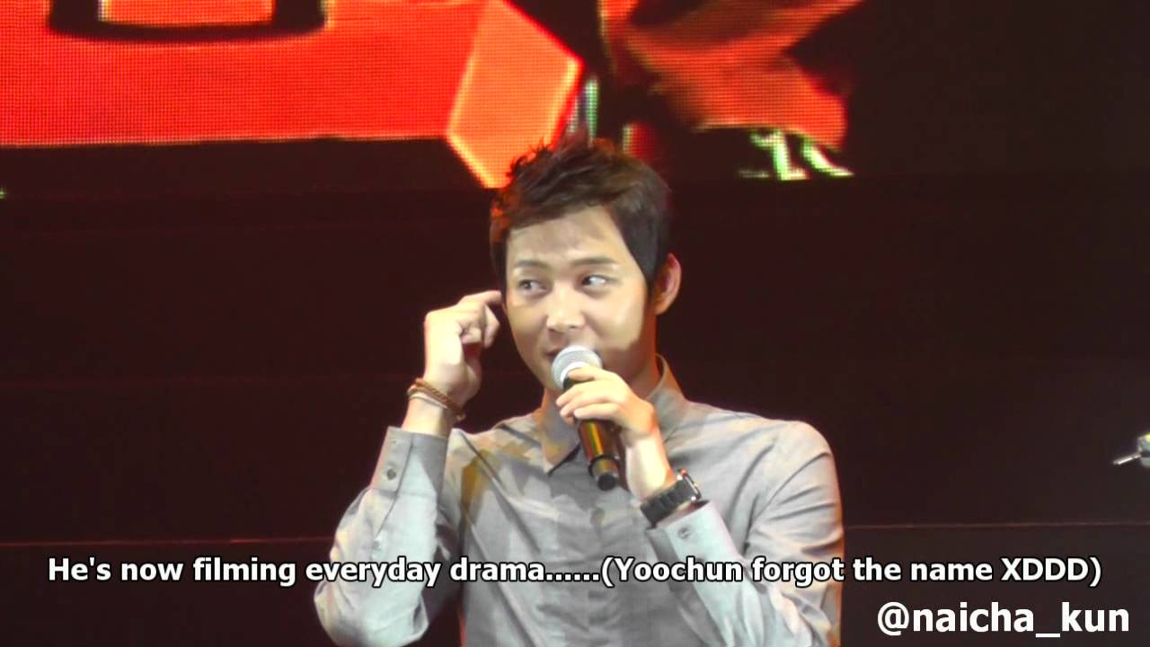 [Eng sub]Yoochun 908 Shenzhen FM Part 4 - Saying I love you in Cantonese