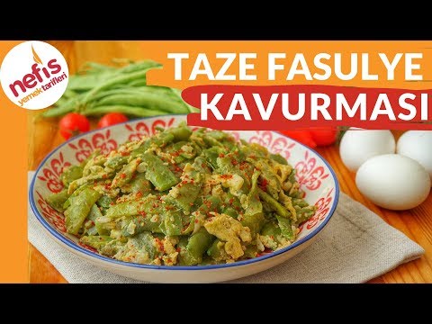 BİRDE BÖYLE DENEYİN 👌ÇOK PRATİK ✅YUMURTALI TAZE FASULYE KAVURMASI TARİFİ