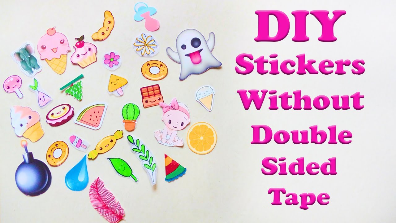 DIY CUTE STICKER BOOK, DIY stickers