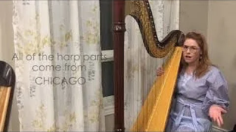 How does a harp work? Harp Lesson,  Meet a harpist! ~ Harpist Chantal Dube Atten: Music Teachers