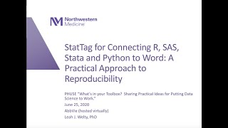 Connecting R, SAS, and Stata to Word: A Practical Approach to Reproducibility