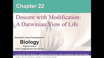 Chapter 22 | Descent with Modification:  A Darwinian View of Life Part 1