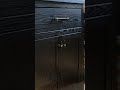 JET BLACK custom credenza cabinet