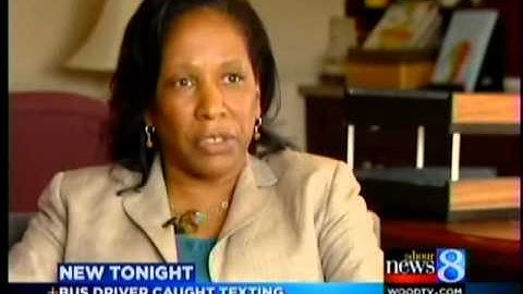 Student: School bus driver was texting