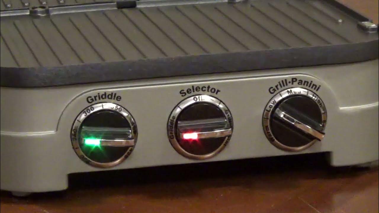 How to use the Cuisinart Griddler - YouTube