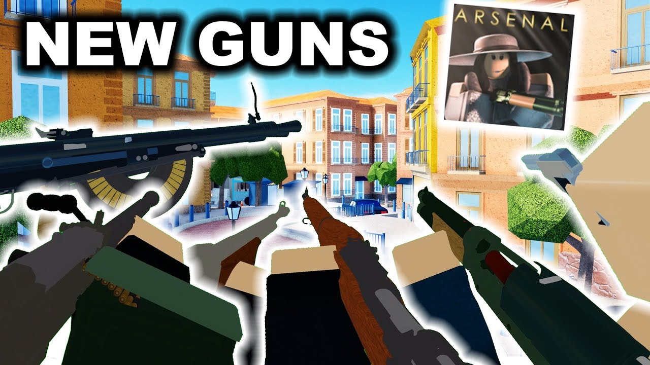 6 New Guns Skins Gamemode Update Arsenal Roblox Youtube - raging at arsenal roblox arsenal gameplay youtube