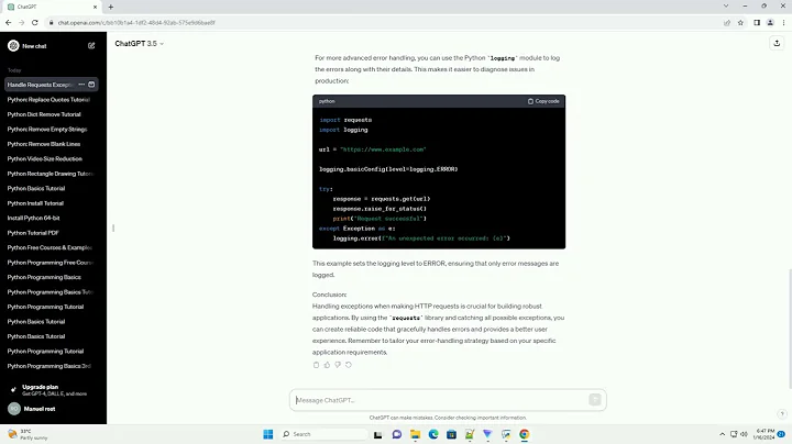 python requests catch all exceptions