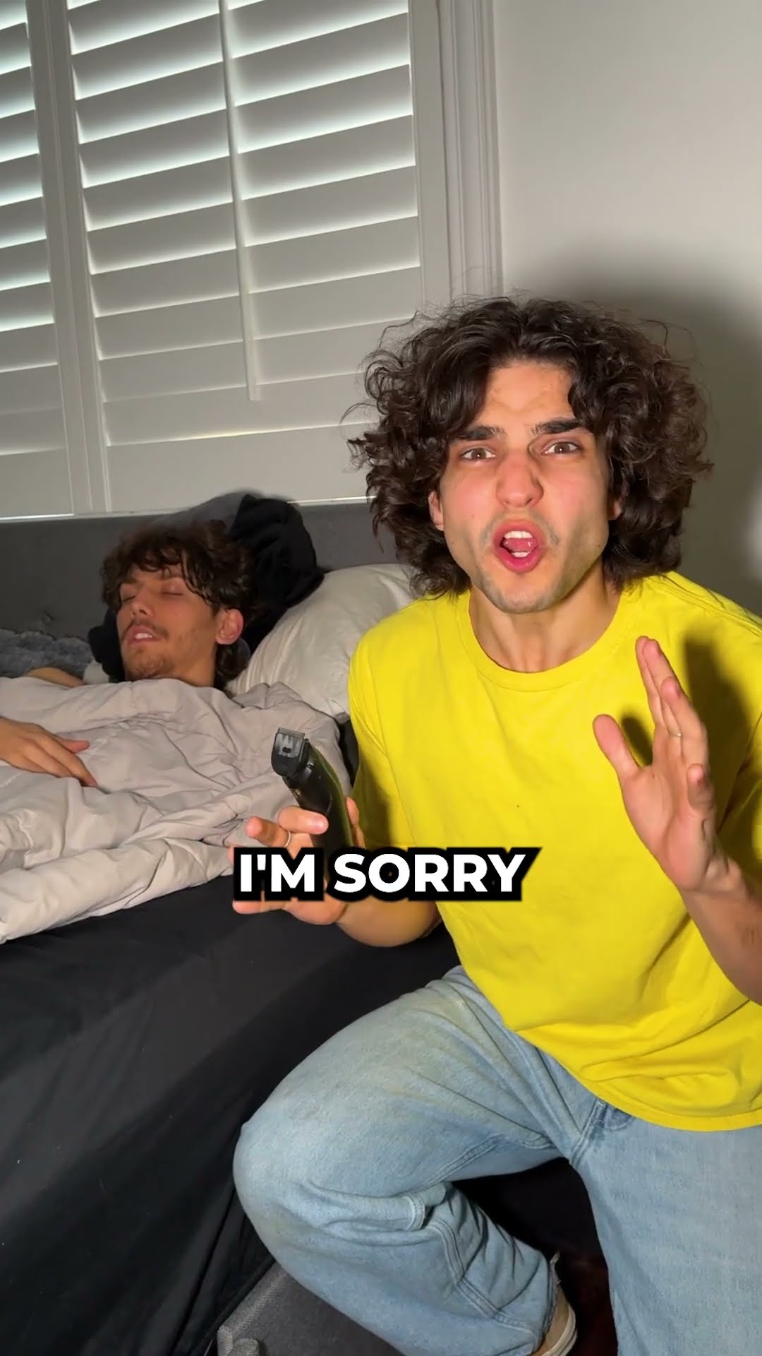 He SHAVED My Mustache?! (Sad)? #shorts
