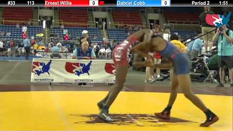 Fargo 2012 113 Round 1: Ernest Willis (Iowa) vs. G...