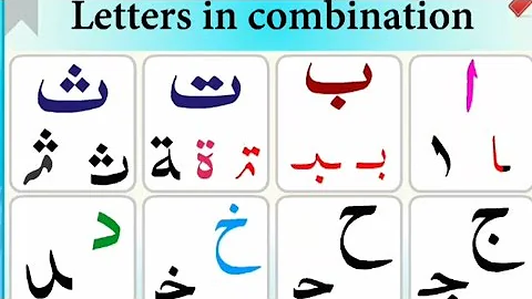 Lesson 3 Learn Quran with Noorani Qaida | Letters in Combinations (English Lesson)