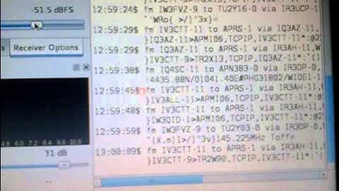 New message - APRS Packet AFSK1200 RECEIVE WITH RTL SDR