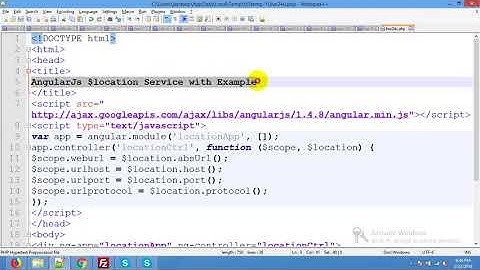 How to get Current URL in Angularjs | Get the full URL in Angularjs