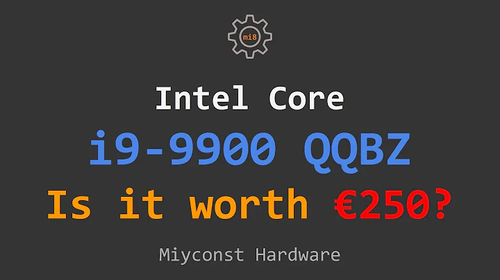 Comparativa: Core i9-9900 QQB vs Ryzen 5 3600