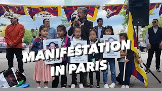 18 May 2024 MANIFESTATION AT PLACE DE LA BASTILLE #tibetanvlogger #tibetan #tibetanyoutuber