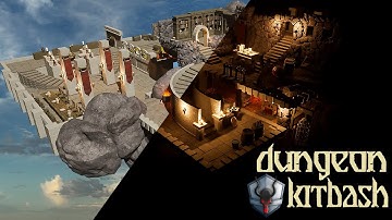 Speed Level Design | Modular Dungeon Kitbash | Unreal Engine 5