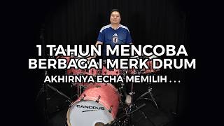 ECHA SOEMANTRI unboxing his new CANOPUS CUSTOMIZE DRUM KIT