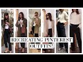 Recreating Pinterest Outfits! Affordable fashion dupes