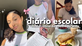 Diário Escolar 2 Grwm Minha Rotina Da Manhã