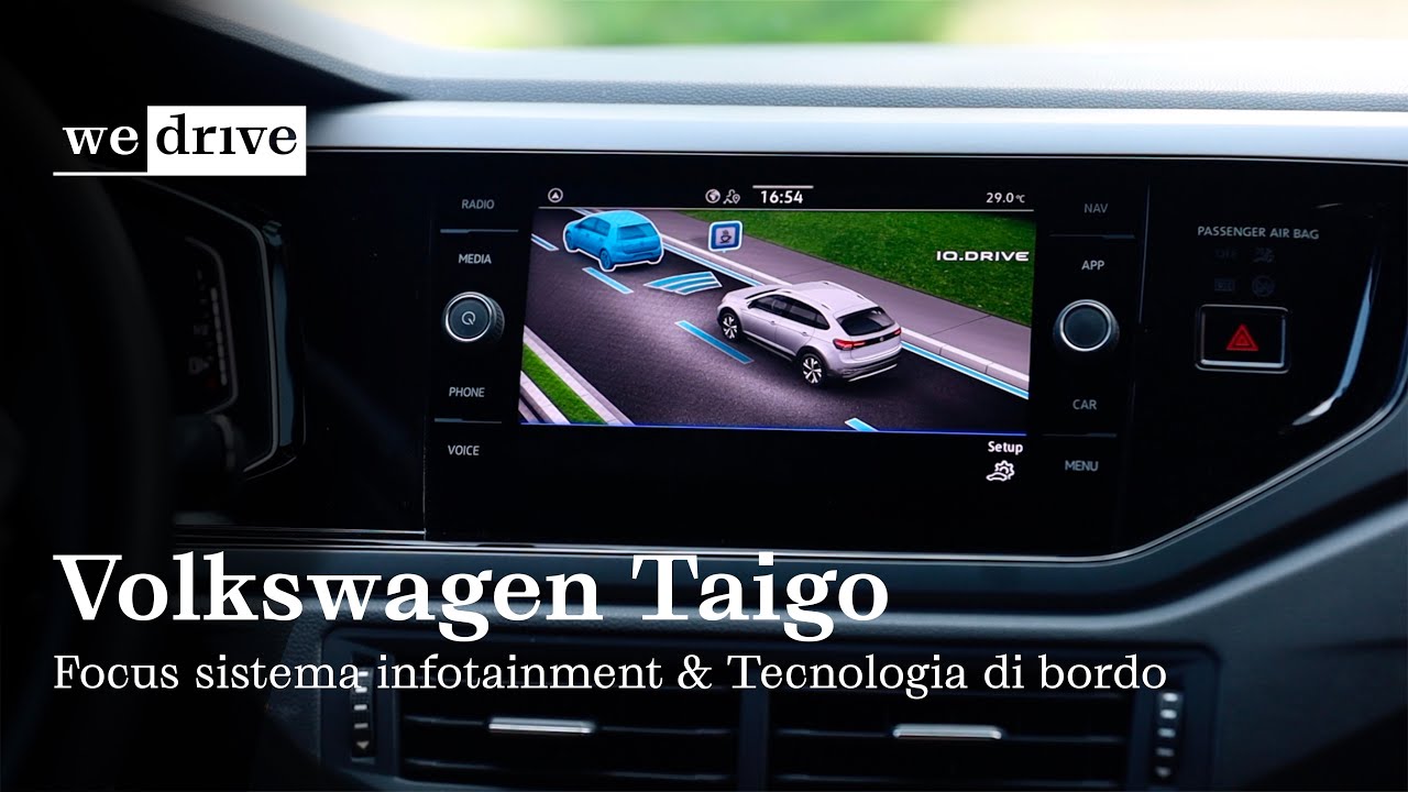 Volkswagen Taigo  Focus infotainment system & On-board technology (ENG  SUBS) 