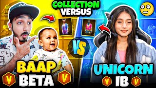 Chota Aawara Vs Unicorn IB V Badge Girl Youtuber Funniest Collection Versus || Free Fire