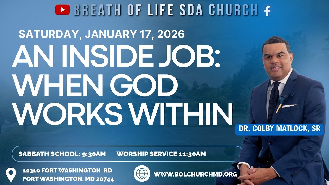 When God Works Within | Dr. Colby Matlock Sr | January 17, 2026