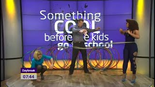 Kate Garraway - hula hoop