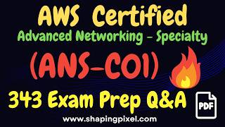 ANS-C01 AWS Certified Advanced Networking Specialty Certification Exam Practice Question and Answers