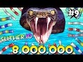 LA SERPIENTE DE 8 MILLONES DE PUNTOS | SLITHER.IO #9