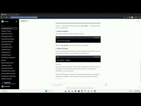 pip install from