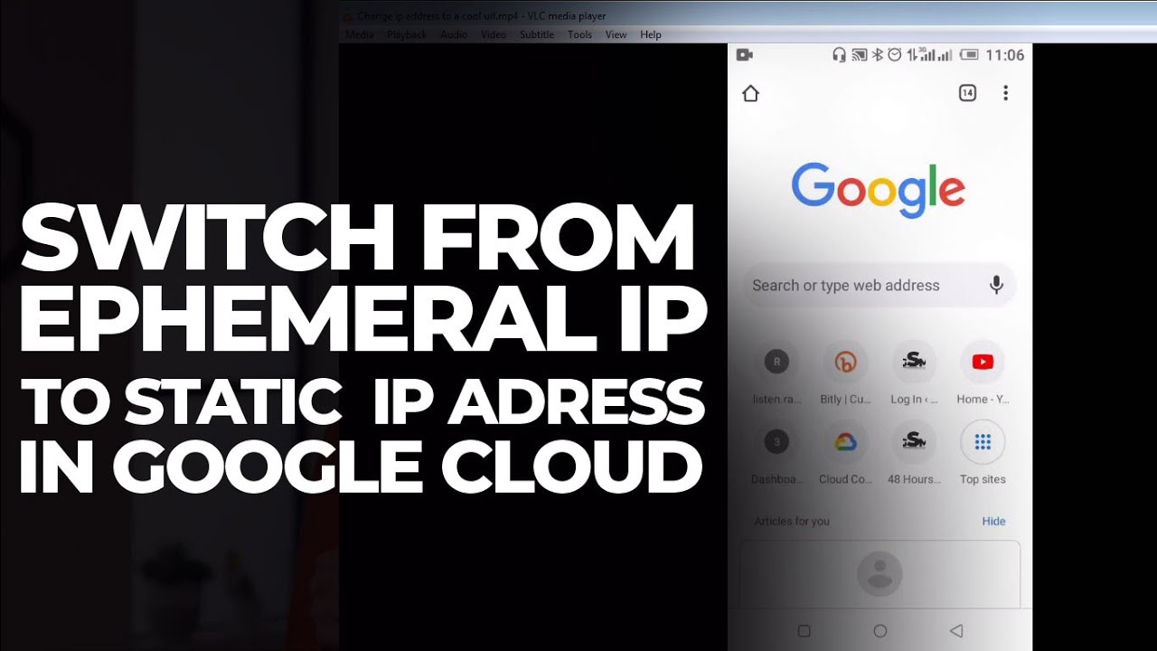 Switch Your Virtual Machine Instance Ip Address From Ephemeral To Static Ip YouTube