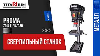 Сверлильный станок по металлу Proma ZQJ4119K/230