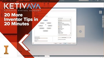 20 More Inventor Tips in 20 Minutes | Autodesk Virtual Academy