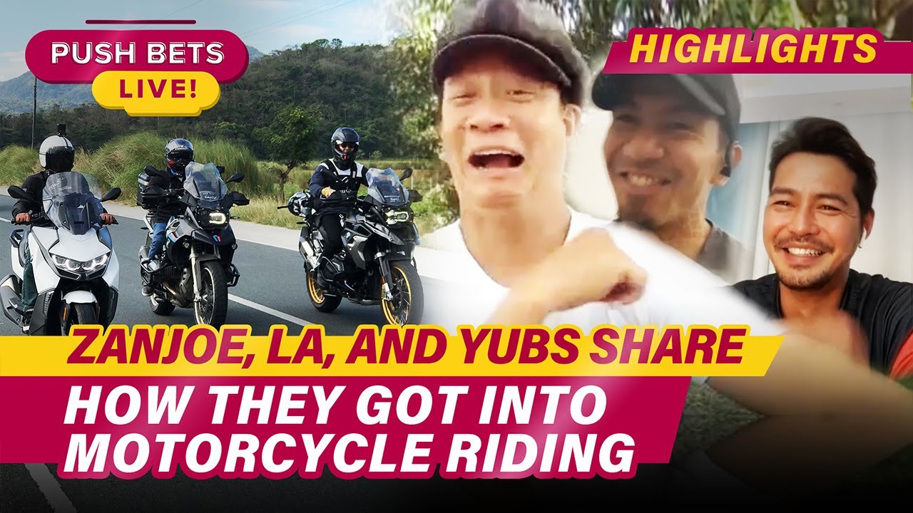 Zanjoe, LA, and Hyubs share how they got into motorcycle riding | Push Bets Highlights