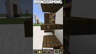 Bookshelf Design For Your Minecraft Library! #shorts