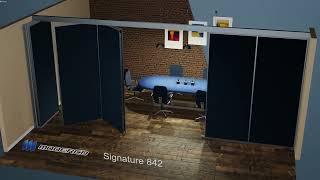 Moderco - Operable walls: Signature 842 FA