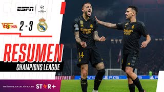 Thumbnail for ¡PARTIDAZO Y REMONTADA DEL REAL PARA CERRAR CON PUNTAJE IDEAL! | U. Berlin 2-3 R. Madrid | RESUMEN