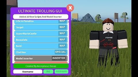 UTG Trolling GUI Showcase (Roblox)