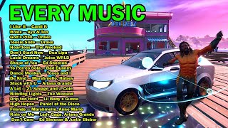 Fornite cars every song radio station (update in fortnite!)