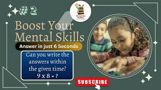 2_Dodging Tables | 6 Seconds Challenge | Math Dictation Practice | Improve Speed & Accuracy