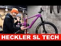 Santa cruz heckler sl up close and personal workshop tech talk on this fazua powered fun bike