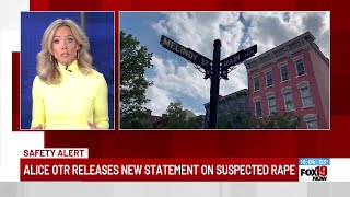 We are extremely concerned OTR bar responds to alleged rape investigation
