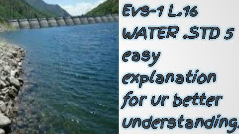 #EVS-1# chapter 16 Water for Std 5th and questions and answers  Hindi explanation.#onlinestudies#