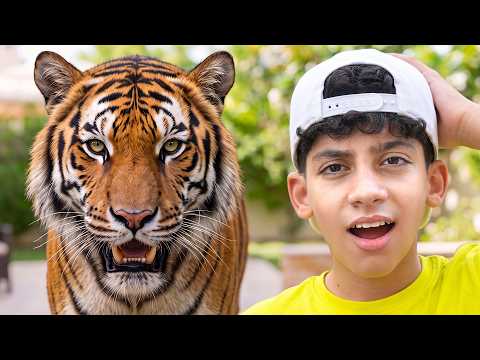 Wild Animals Come Alive in My House with Jason!