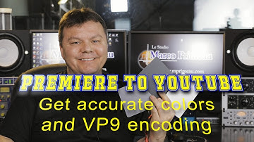 Premiere To Youtube : Get accurate colors and VP9 encoding PART 2