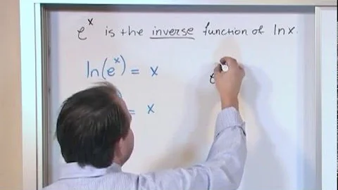 Lesson 19 - Derivatives Of The Natural Exponential Function (Calculus 1)