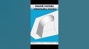 bevel tool alternate for round corner / sketchup tips