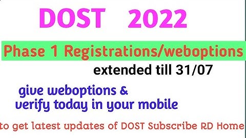 TS DOST 2022 Registrations weboptions open today I Aadhaar mismatch