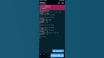 Program to print the full star diamond pattern in C language cprogramming#shorts #viral #trending
