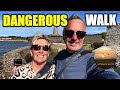 Precarious waters edge walk  french fortification walk  van life france part 26